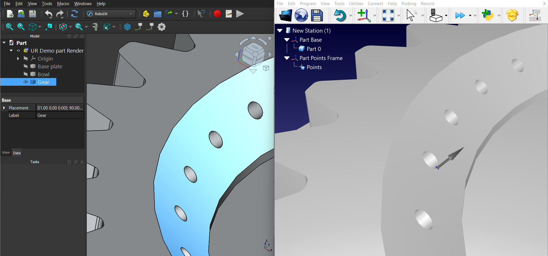 RoboDK Toolbar for FreeCAD - RoboDK Documentation