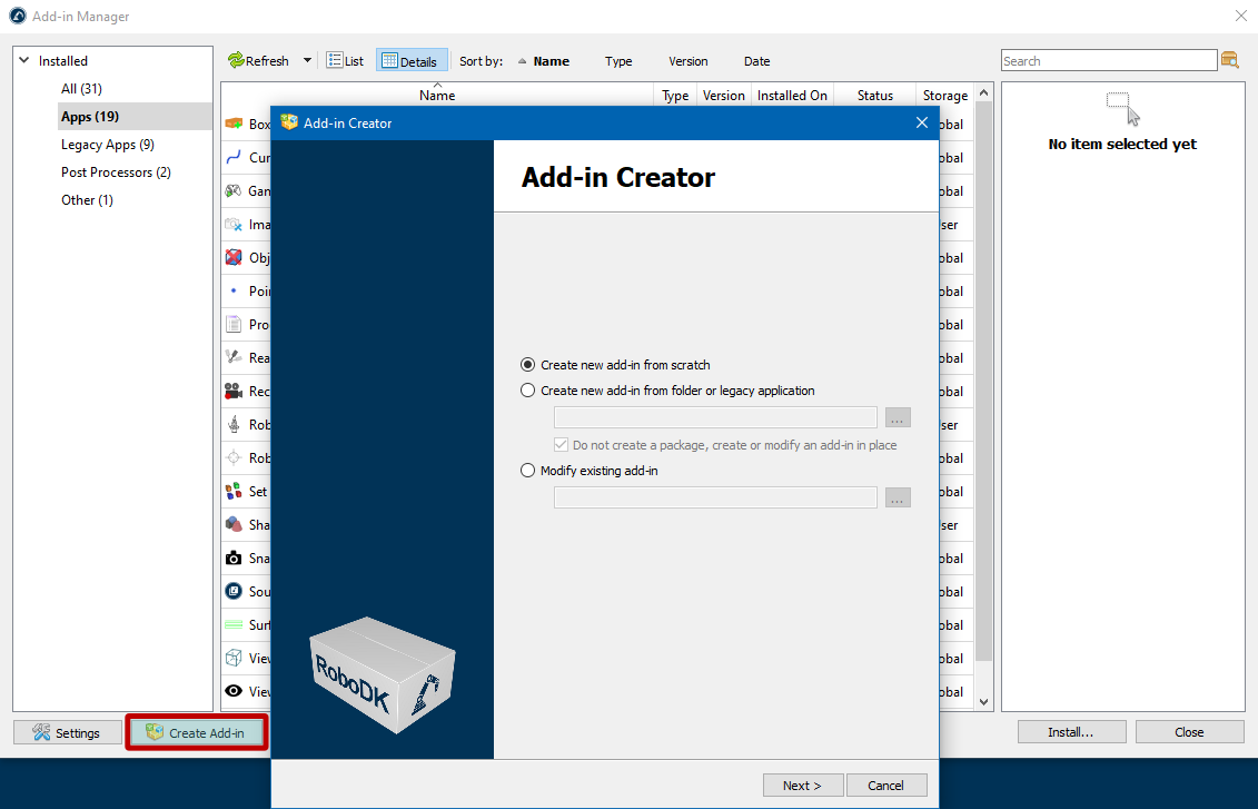 Add ins - Figura 12