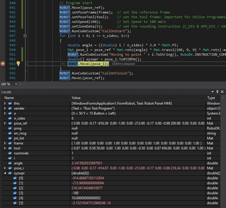 RoboDK API - Figura 14
